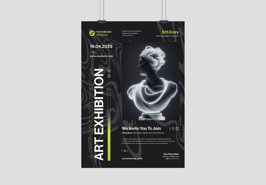 Art Gallery Poster Template