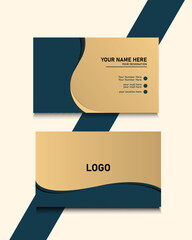 Business card design template luxury.