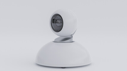 Mini web camera product design concept premium photo 3d render
