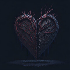 Shattered Love: A Heart Bleeding in Pieces!