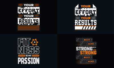 best  typography t shirt design for gym and fitness inspiration and motivation