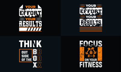 best  typography t shirt design for gym and fitness inspiration and motivation