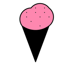 ice cream with cone icon