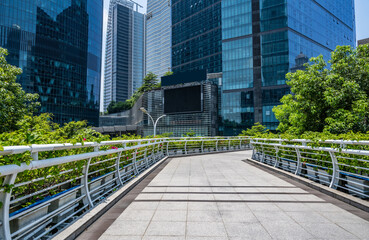 Fototapeta premium Scenery of the CBD block in Zhujiang New Town, Guangzhou