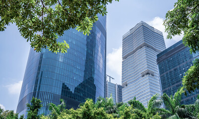 Obraz premium CBD Office Building, Zhujiang New Town, Guangzhou, China