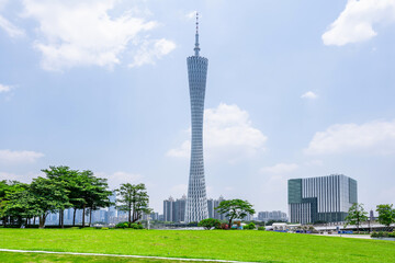 Obraz premium Scenery of Ersha Island Art Park, Guangzhou, China