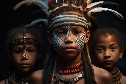 ANCIENT TRIBES IN INDONESIA YOUW VILLAGE, ATSY DISTRICT, ASMAT REGION, IRIAN JAYA, NEW GUINEA, INDONESIA