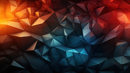 Obraz premium Symmetric Fusion: Monochromatic Overlapping Polygons. Generative AI
