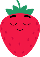 Strawberry Face Basic Close Eye