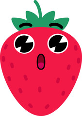 Strawberry Face Over Oh