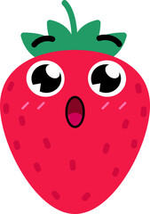 Strawberry Face Over Oh Red Cheeks