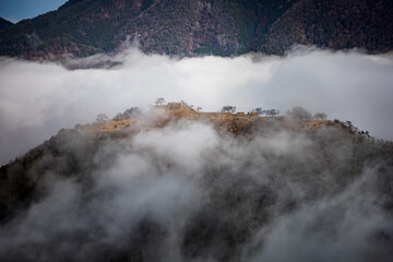 fog in the mountains