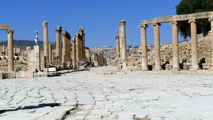 Fototapeta premium Roman city in Jordan (Jerash)