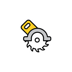 Grinder icon design with white background stock illustration
