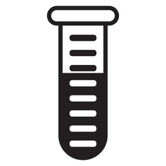 test tube icon vector