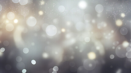 Gray Abstract Bokeh Background. Generative AI