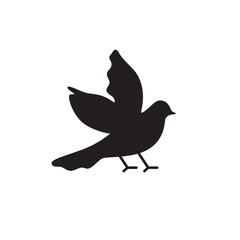 Fototapeta premium Bird vector icon. Birds flat sign design. Bird symbol pictogram. UX UI icon