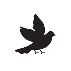 Bird vector icon. Birds flat sign design. Bird symbol pictogram. UX UI icon