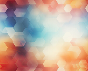 Beautiful geometric colored gradient, seamless and tiled