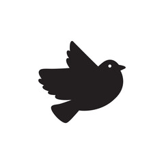 Bird vector icon. Birds flat sign design. Bird symbol pictogram. UX UI icon