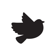 Bird vector icon. Birds flat sign design. Bird symbol pictogram. UX UI icon