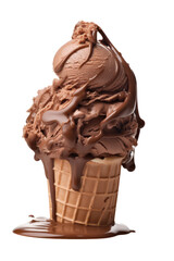 Dark chocolate ice cream