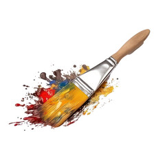 Brush of colourful