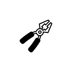 Piler icon design with white background stock illustration