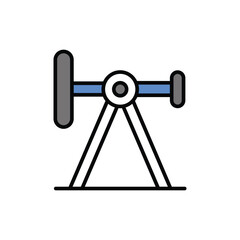 Swing Balancer icon vector stock illustration.