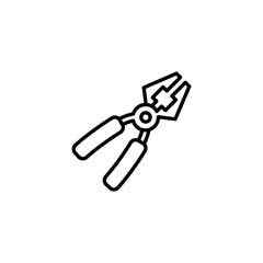 Piler icon design with white background stock illustration