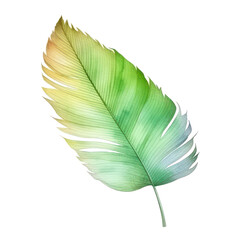 Palm leaf watercolor
