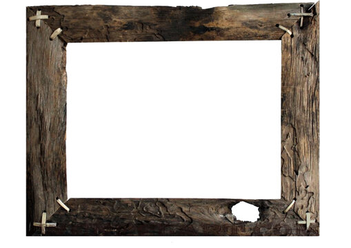 Old style wooden golden Painting frame