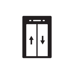 Elevator vector icon. Elevator flat sign design. Elevator symbol pictogram. UX UI icon