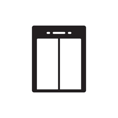 Elevator vector icon. Elevator flat sign design. Elevator symbol pictogram. UX UI icon