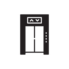 Elevator vector icon. Elevator flat sign design. Elevator symbol pictogram. UX UI icon