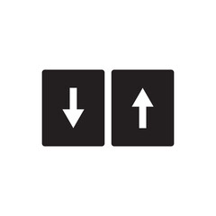 Elevator vector icon. Elevator flat sign design. Elevator symbol pictogram. UX UI icon