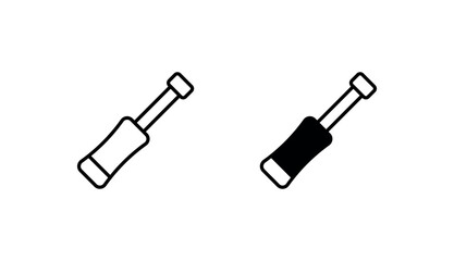 Digging Bar icon design with white background stock illustration