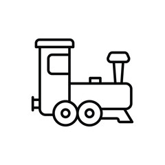 Train icon vector stock illustration.