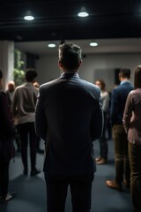 Fototapeta premium Businessman standing in room