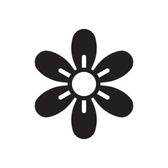 Flower vector icon. Flower flat sign design. Flower symbol pictogram. UX UI icon