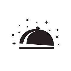 Food platter vector icon. Food platter flat sign design. Food platter symbol pictogram. UX UI icon
