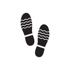 Foot steps vector icon. Footstep flat sign design. Foot step symbol pictogram. UX UI icon