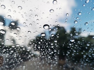 grain rain on the Glass