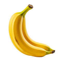 bananas isolated on transparent background cutout