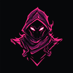 Ninja Head Mascot Logo for Esport. Ninja T-shirt Design. Ninja Logo. Ninja Sticker © Soey Studio