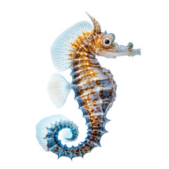 seahorse isolated on transparent background cutout