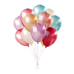 Foto op Canvas balloon isolated on transparent background cutout © Papugrat