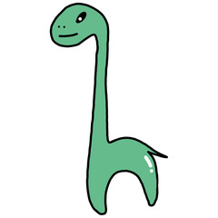 Fototapeta premium illustration of cartoon dinosaur