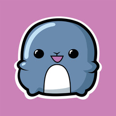 cute kawaii squishmallow animal cartoon sticker icon for children toys