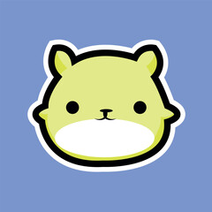 cute cat cartoon kawaii sticker for children toys